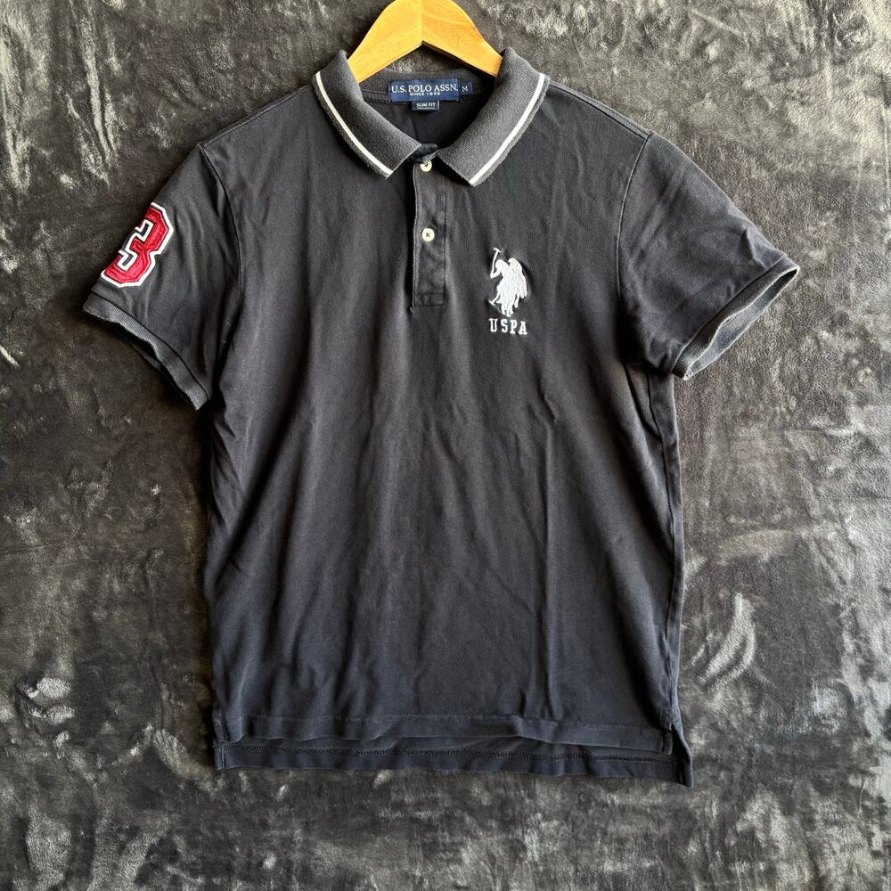 USPA Big Pony #3 Polo Size M Color Black